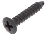 Set 10 Șuruburi Audi OEM 18mm Plastic Negru