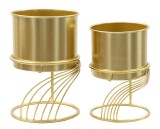 Mauro Ferretti Set 2 Bucati Suport Vază Spirala cm &Oslash; 23X35-20X30 | Aosom Romania