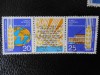 DDR-CONGRESUL MONDIAL PT CEREALE SI PAINE IN STREIF-SERIE COMPLETA-STAMPILATE, Stampilat
