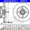 Disc frana VW GOLF III (1H1) (1991 - 1998) ATE 24.0110-0111.1