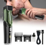 Cumpara ieftin Aparat de Tuns Barba cu Aspirare, Trimmer Electric Re&icirc;ncărcabil IPX6, 20 Setări de Lungime, Lame din Oțel Inoxidabil