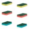 Set Bureți de Bucătărie, Pratin, 6 Bucăți, Multicolor, Rezistenți, Pentru Pete Dificile