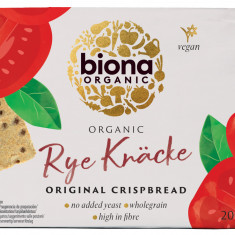 Crispbread felii crocante din secara integrala Original bio 200g Biona