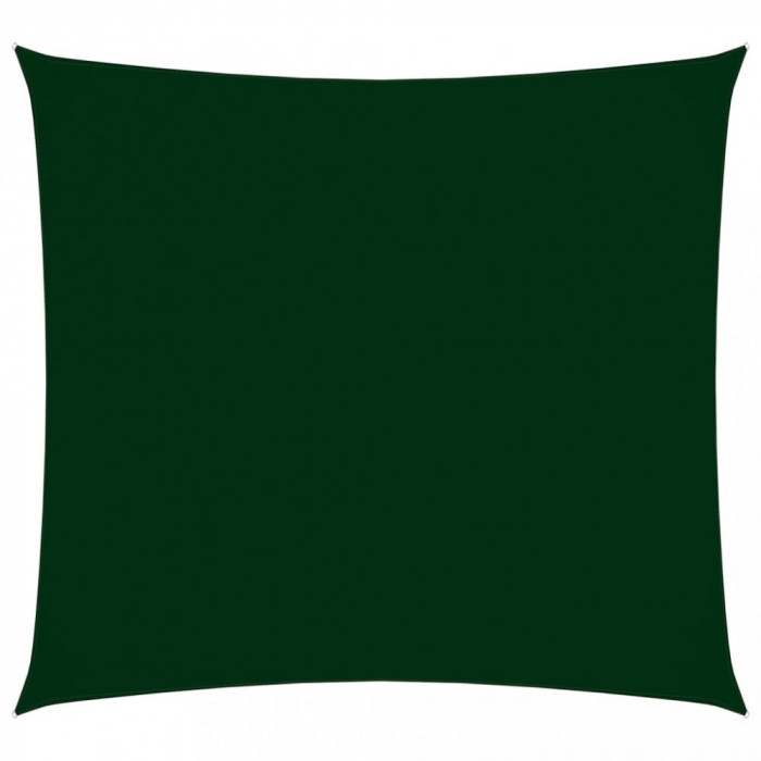vidaXL Parasolar, verde &icirc;nchis, 7x7 m, țesătură oxford, pătrat