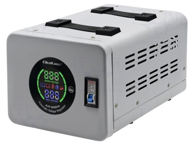 Stabilizator de tensiune automat QOLTEC 5000VA -10&divide;40&deg;C