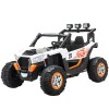 UTV electric 4x4, pentru 2 copii, Kinderauto RZR2000, 180W, 12V, echipare PREMIUM, alb