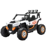 Cumpara ieftin UTV electric 4x4, pentru 2 copii, Kinderauto RZR2000, 180W, 12V, echipare PREMIUM, alb