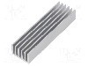 Radiator extrudat, aluminiu, 75mm x 21mm, aluminiu, FISCHER ELEKTRONIK - SK 653 75 AL