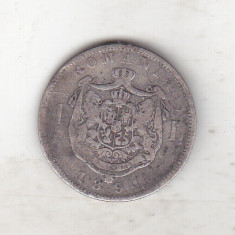 bnk mnd Romania 1 leu 1894 argint