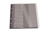 Set 2 folii pentru monede, Premium, cu 70 buzunare pentru monede de pana la 28 mm si foi de carton negru
