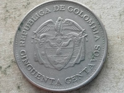 COLUMBIA-50 CENTAVOS 1965 foto