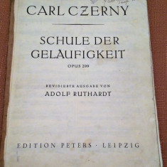 Carl Czerny: Schule Der Gelaufigkeit Opus 299. Partituri pian - Adolf Ruthardt
