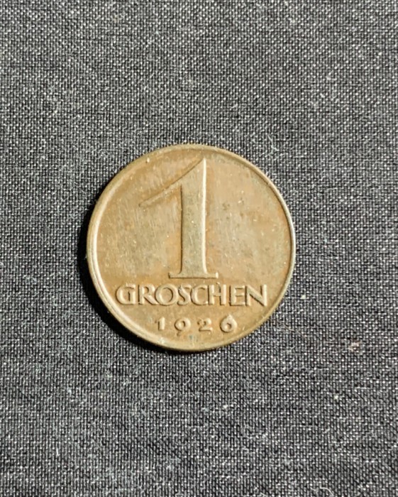Moneda 1 groschen 1926 Austria
