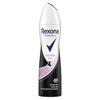 Deodorant antiperspirant spray Rexona Invisible Pure, 150 ml foto