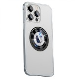 Husa de protectie magsafe compatibila cu iphone 15 pro, flippy, carcasa din metal, incarcare wireless, acoperire completa, protectie camera, antisoc,