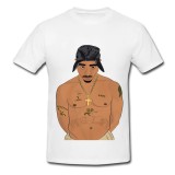 Tricou &quot; Tupac Shakur - drawing easy &quot;