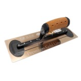 Gletiera inox, intarita, Premium Gold, Super Flex, 30.5x10 cm x 0.3 mm, maner pluta, Olejnik