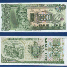 ALBANIA █ bancnota █ 1000 Leke █ 1994 █ P-58 █ UNC █ necirculata