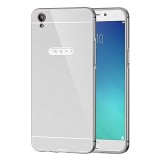 Husa Oppo R9 Plus - Luxury Mirror Metal TSS, Argintiu