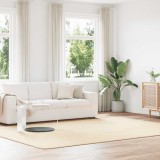 Covor shaggy cu pom &icirc;nalt, NAVARRA, crem, 240x340 cm, poliester