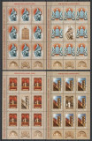 ROMANIA 2013-Lp 1990-Tablele legii,Legile lumii minicoli cu 8 timbre MNH, Nestampilat