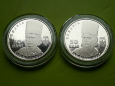 Lot 2 x 50 Bani 2021 PROOF 200 ani de la Revoluția din 1821 Tudor Vladimirescu foto