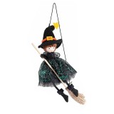 Cumpara ieftin Figurina Halloween Vrajitoare Befana textil 24 cm