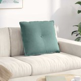 vidaXL Perna pentru spate Verde Mării 60 x 50 cm Țesătură din corduroy 42014685