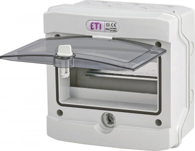 Tablou electric aplicat 8 module, IP65 ETI foto