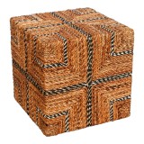Cumpara ieftin Taburet Lerkmon Boho Pako World Natural 40x40x40 cm