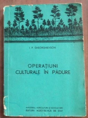 Operatiuni culturale in padure- I.P. Gheorghievschi foto
