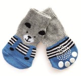 Sosete antialunecare Blue Bear 4 buc &ndash; L