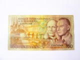 Rară! Luxemburg 100 Francs 1981,bancnota din imagini la cel mai mic preț