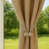 Magnet pentru perdea cu bile decorative, Bej, CMCLASS