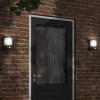 VidaXL Lămpi exterioare de perete cu senzori, 2 buc., negru, oțel inox 4006301