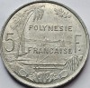 5 Francs 2001 Polinezia Franceză, km#12, Australia si Oceania