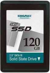 SSD KINGMAX, SMV32, 120 GB, 2.5 inch, S-ATA 3, 3D TLC Nand, R/W: 500/350 MB/s,... foto