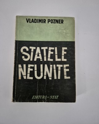 Carte veche Vladimir Pozner Statele Neunite foto