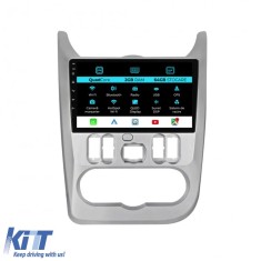 Navigatie Android Dedicata Dacia Logan Duster Sandero (2008-2013), 9Inch, 2Gb Ram, 64Gb Stocare, Carplay Performance AutoTuning