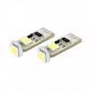 Bec LED Pozitie T10 Carguard, 12V 3W, CANBUS, SMD, Set 2 buc