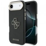 Husa pentru Apple iPhone 17 Air, Guess, Resin Logo, Neagra