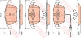 Set placute frana,frana disc VW TIGUAN (5N) (2007 - 2016) TRW GDB1762
