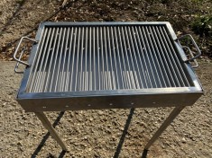 Gratar inox 60 x 40 cm foto