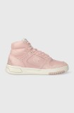 Champion sneakers din piele Z80 HI SL Mid culoarea roz