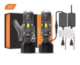Cumpara ieftin Set Becuri auto LED cu lupa, Y10 H7, 200%, 50W 6400LM, 6000K, 360 Canbus - 12V