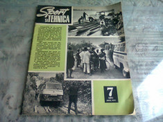 REVISTA SPORT SI TEHNICA NR.7/1971 foto