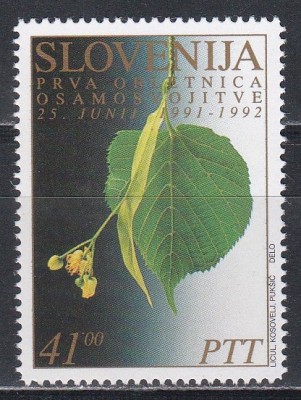 Slovenia 1992 - Ziua Independenței, MNH foto