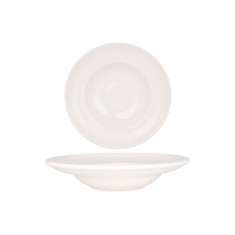 Bonna Farfurie cu paste - Iris White - Por&Aring;&pound;elan - 24 cm (400cc) - set de 2