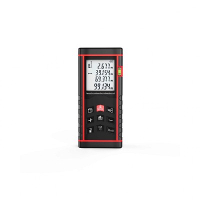 Telemetru cu laser HECHT 2003, lungime maxima masurata 50 metri, display LCD, precizie 2 mm, clasa II foto