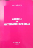 CAPITOLE DE MATEMATICI SPECIALE-ION CRACIUN